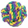 Nuts For Knots Ball Dog Toy 4 In