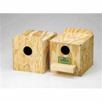 Wood Nesting Box Parakeet Type Regular