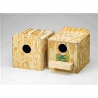 Wood Nesting Box Finch Type Regular